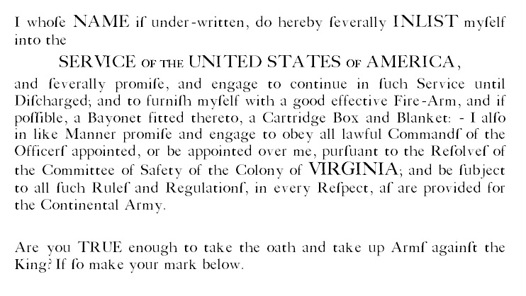 Enlisted Oath